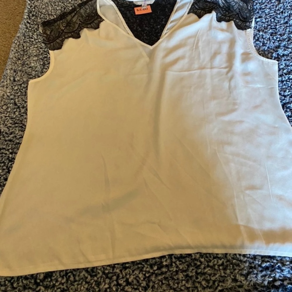 White lace top